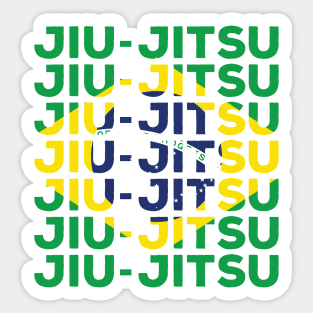 Brazilian Jiu-Jitsu Repeater Sticker